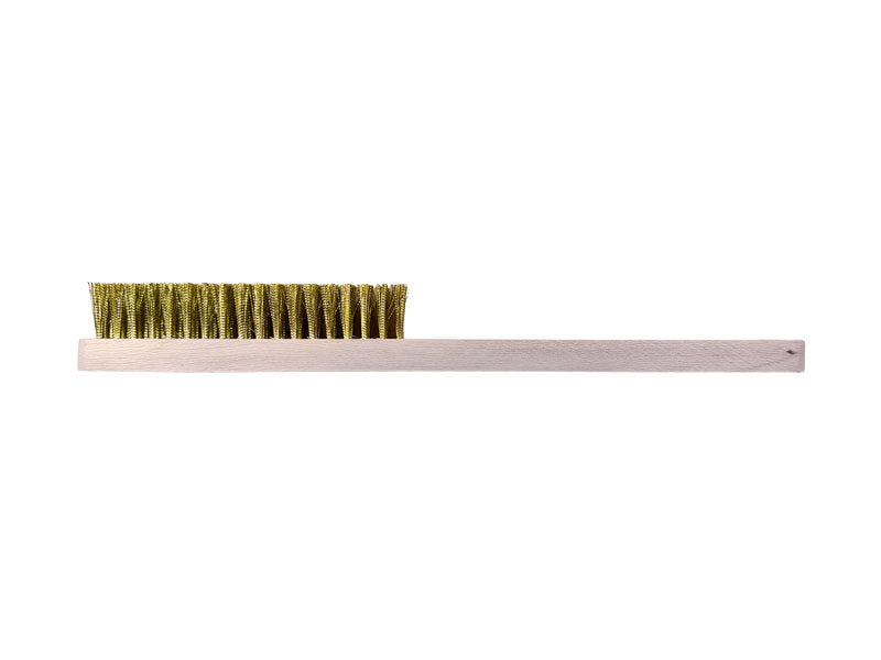 Brass Brush with Wooden Handle