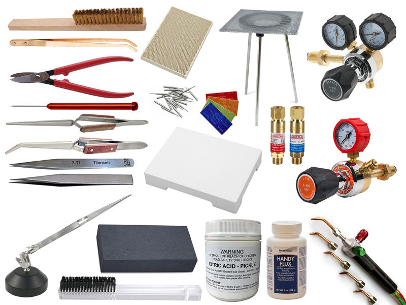 Essential Soldering Tool Kit with Smith Little Torch. Jewellery Making Tool Kits