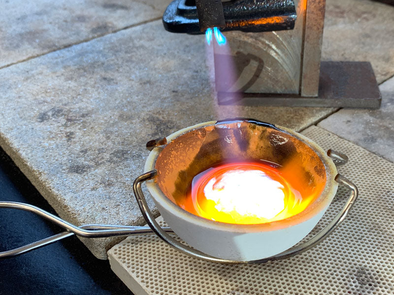 Ceramic Round Casting Crucible - Large