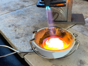 Ceramic Round Casting Crucible - Large