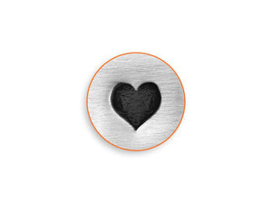 ImpressArt Solid Heart Signature Design Stamp - 6mm