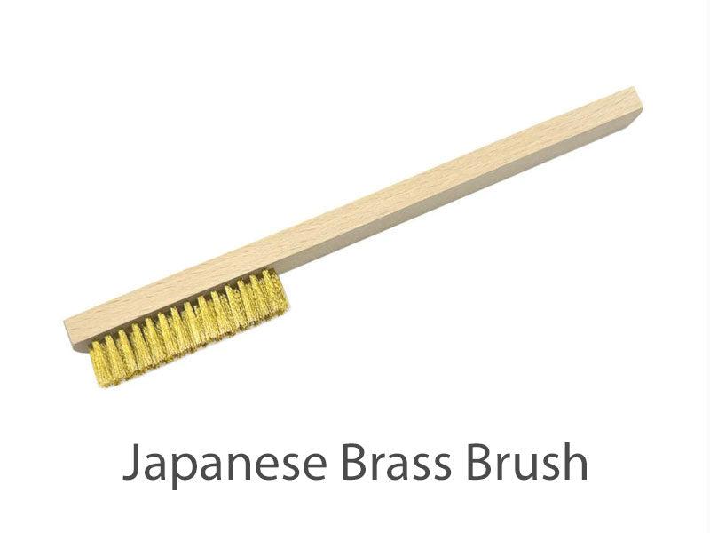 Brass Brush with wooden handle | Soldering Supplies