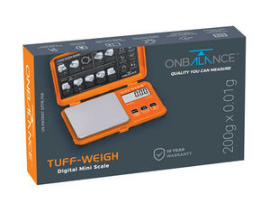 Orange On Balance Digital Scale | Jewellery Supplies