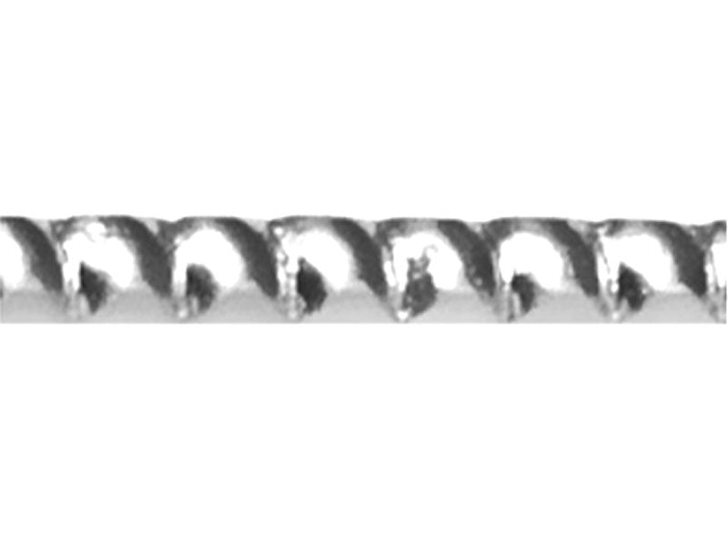 925 Recycled Silver Beaded Patterned Wire