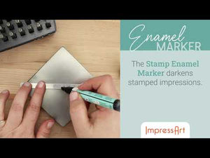 ImpressArt Stamp Enamel Marker, Black