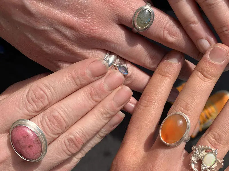 Stone Setting Cabochon Stones or Seaglass | jewellery making course