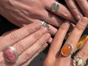 Stone Setting Cabochon Stones or Seaglass | jewellery making course