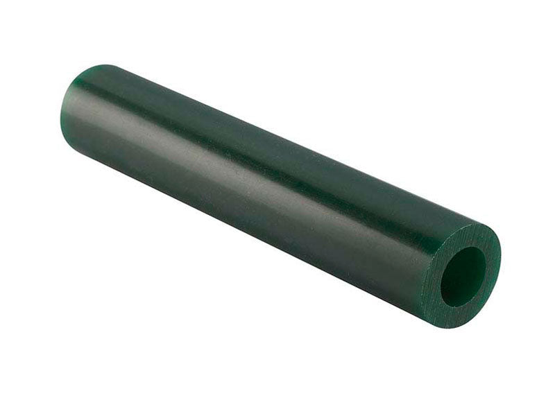 Matt Wax Ring Tube Round Centre Hole Style D2 - Green | jewelry supplies