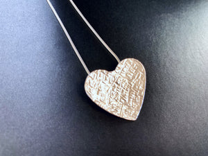 Pendant textured with textured with Fretz Raising Texturing Hammer HRM-22 | Jewellery making supplies