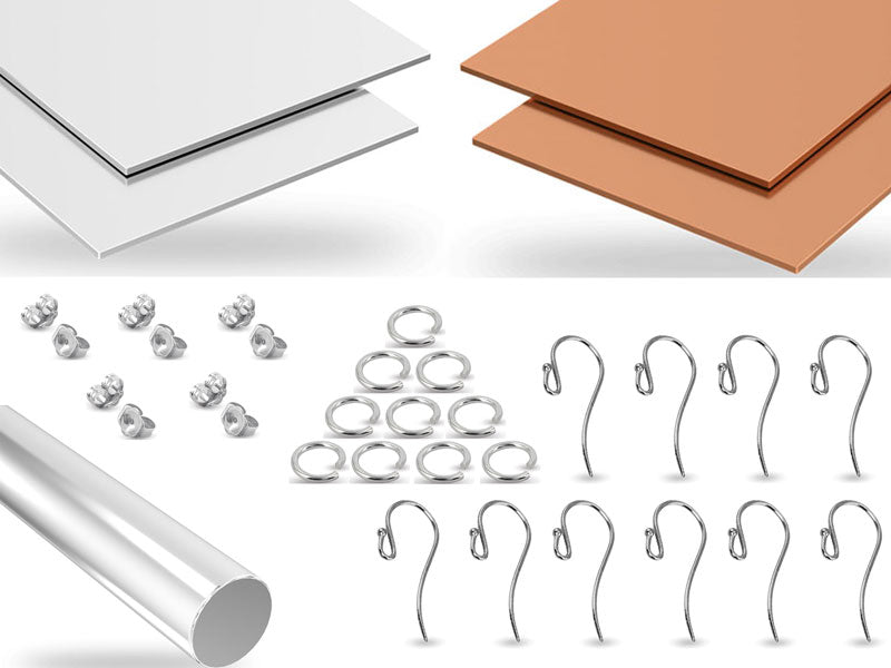 No Solder Earrings Metal Pack | Jewelry Supplies