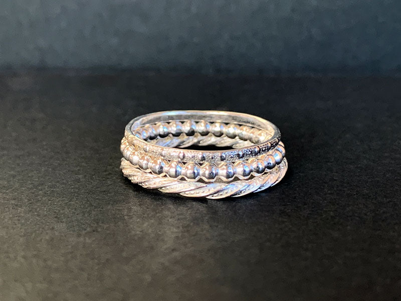 Sterling silver stacker rings | Intensive Beginners Jewellery Short Course