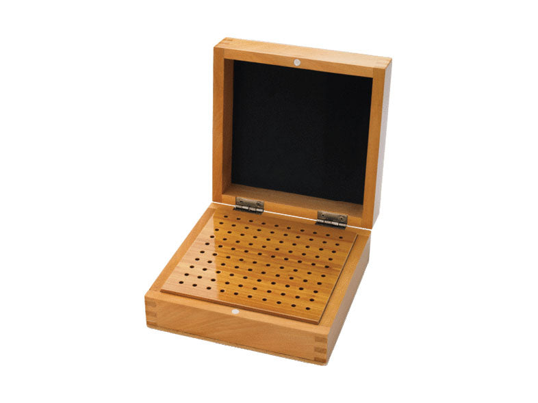 Wooden Bur Box with 100 holes | Australian jewellery supplies
