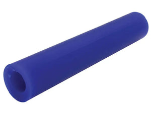 Blue Matt Wax Ring Tube Round Centre Hole D2 | jewellery supplies