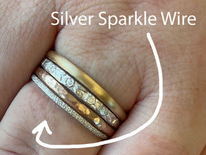 925 Silver Sparkle Wire | Australian Jewellery Supplies