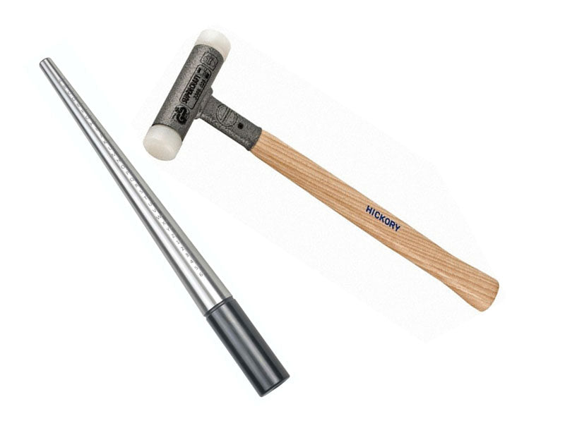 A-Z Ring Mandrel and Dead Blow Mallet Set - Pod Jewellery