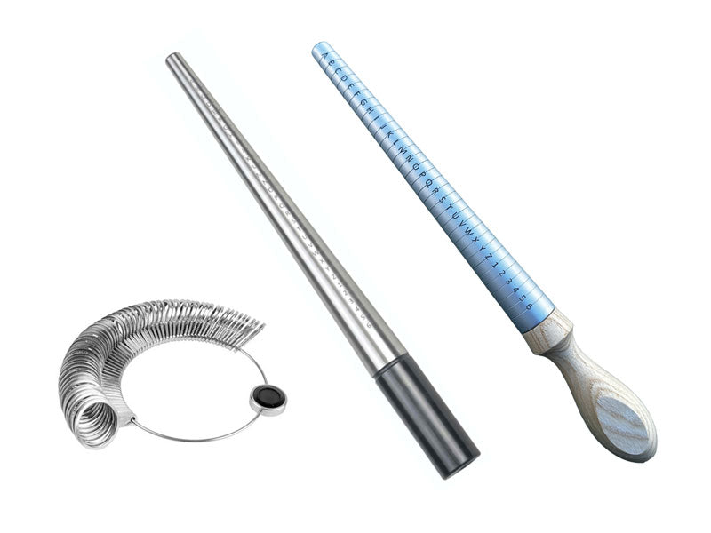 A-Z Mandrel, Ring measuring Stick and Finger sizer | Jewelry Making Supplies 