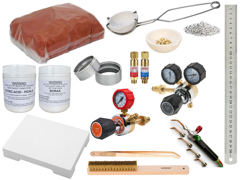 Complete Delft Clay Casting Kit with Smith Little Torch | Jewellery Supplies Australia