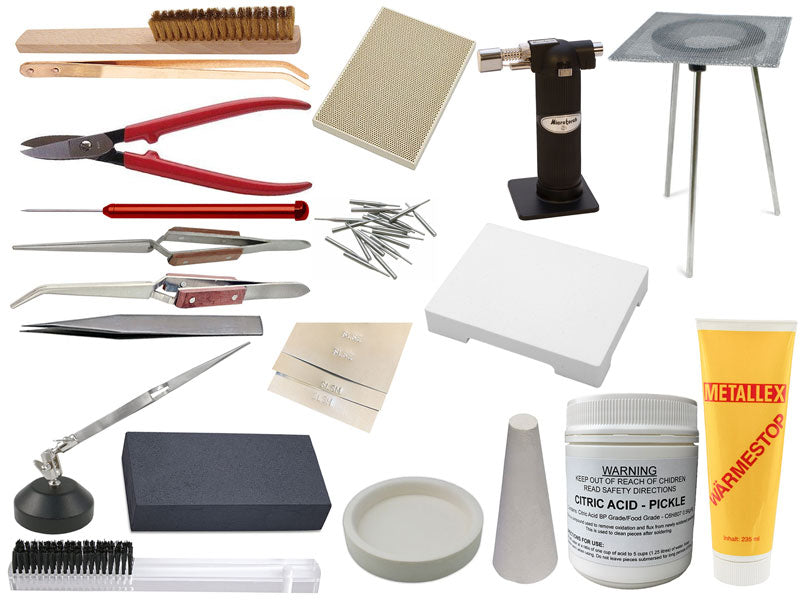 Complete Essential Soldering Kit with Borax Cone