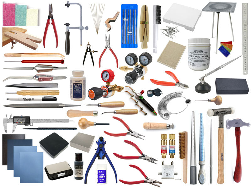 Pod Jewellery Deluxe Studio Pro Kit, a 73 piece jewellery making kit with the Smith Little Torch