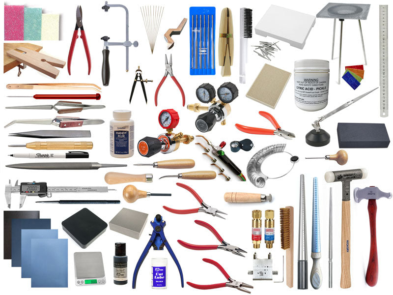 Pod Jewellery Deluxe Studio Pro Kit, a 73 piece jewellery making kit with the Smith Little Torch