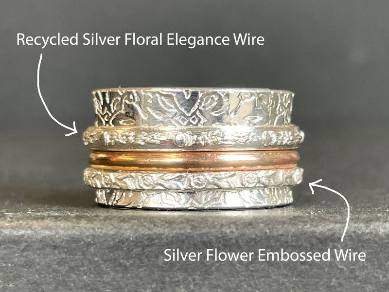 embossed wire 925 Silver wire