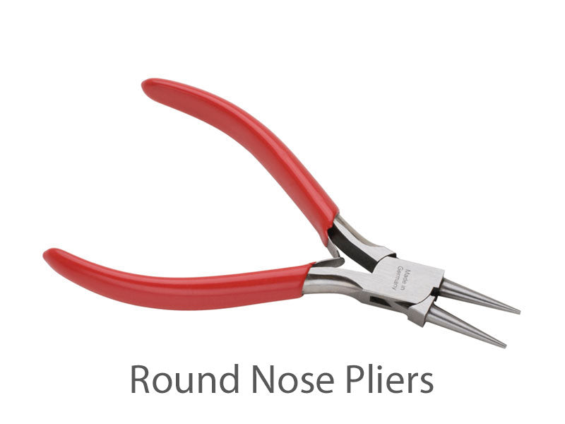 German red handled round nose pliers | Jewellery pliers