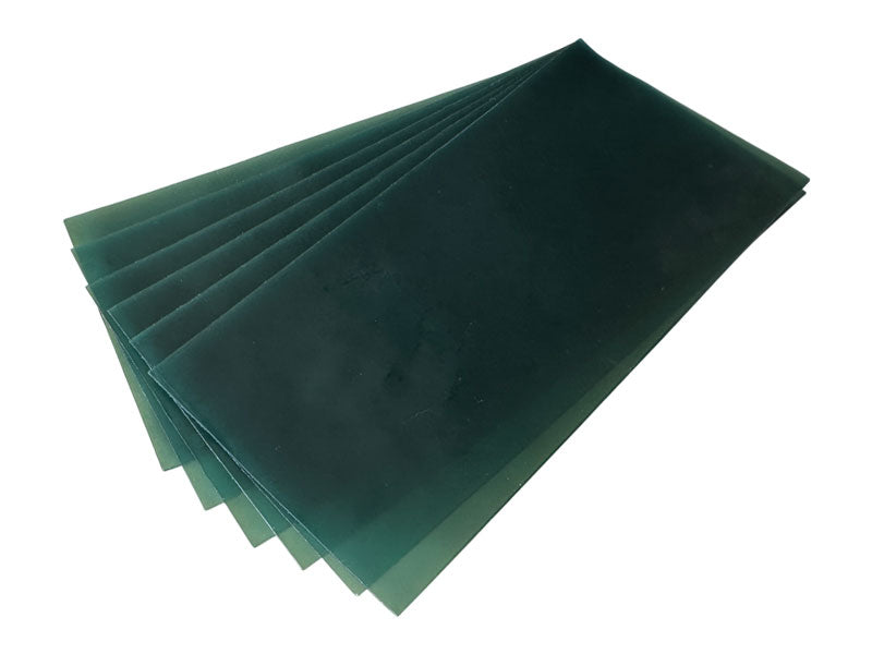 Green Modelling Casting Wax Sheets - 22 Gauge
