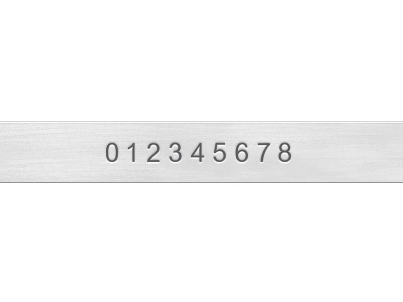 Number stamps 3mm | Metal stamps