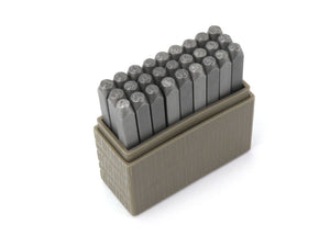 Kit d'outils de démarrage d'estampage en métal avec tampons de lettres majuscules