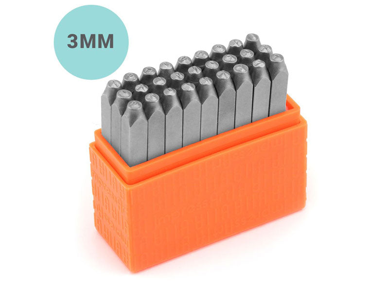 Lowercase Letter stamps 3mm | Metal stamping