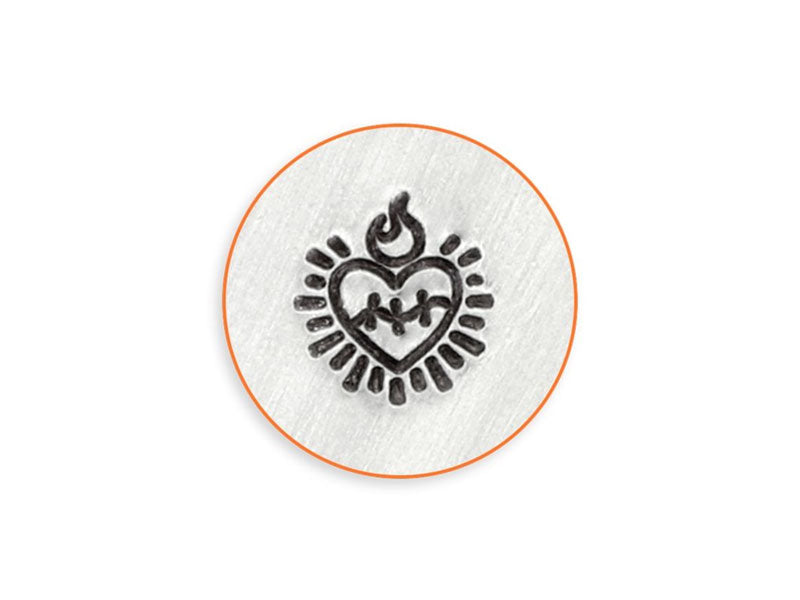 Impressart Sacred Heart Metal Stamp | Metal Stamping