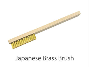 Brass Brush with wooden handle | Soldering Supplies