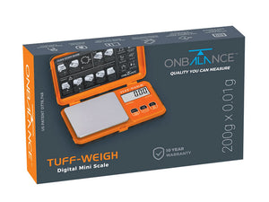 On Balance Orange Tuff Weigh Scale TF-200 (200g x 0.01g)