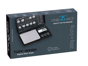 On Balance Black Tuff Weigh Scale TF-200 (200g x 0.01g)