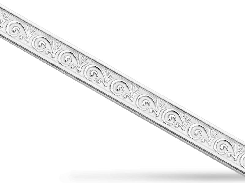 Rectangular Swirl Sterling silver wire | Silver jewellery wire