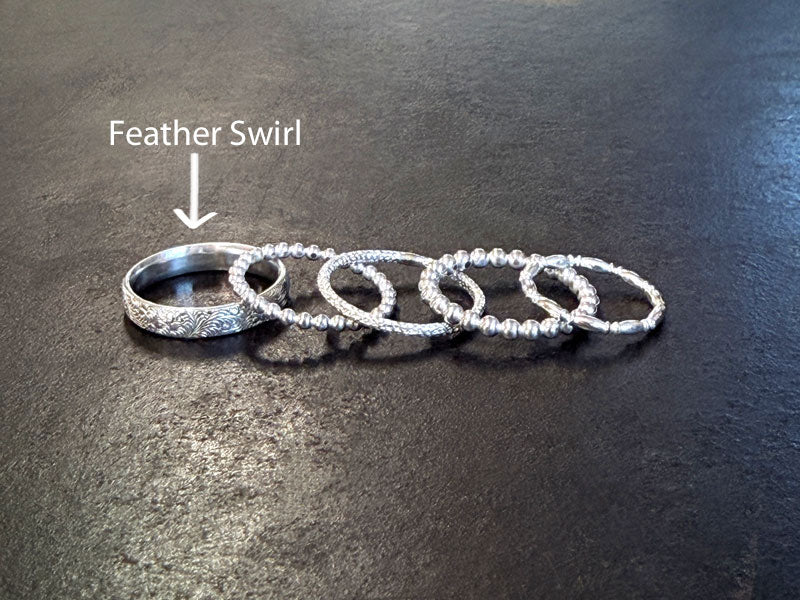 925 Sterling Silver patterned wire | Jewellery making supplies