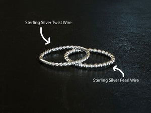 925 Sterling Silber Twist-Draht