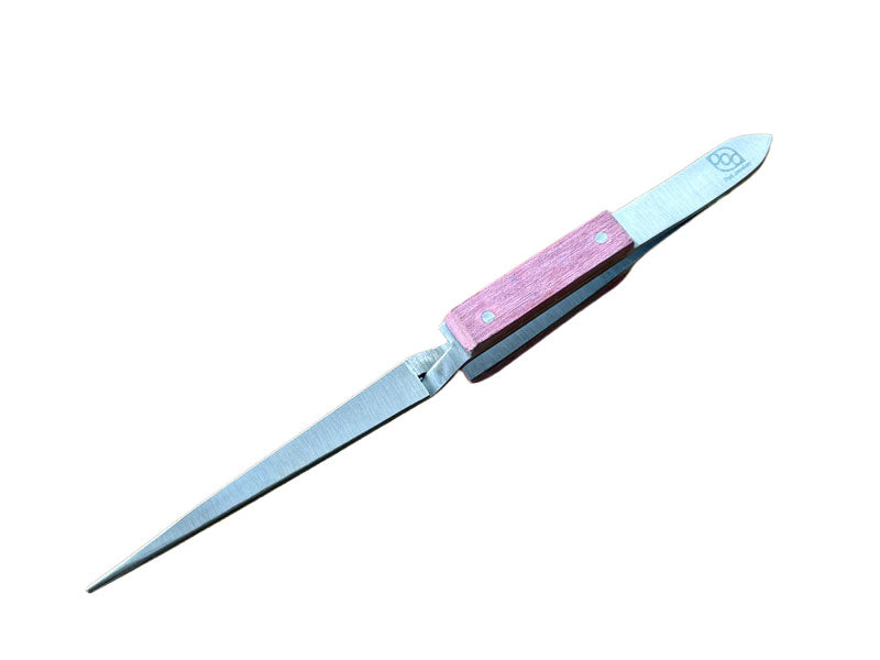 Pod Jewellery Cross Lock Tweezers - Straight Insulated Stainless Steel