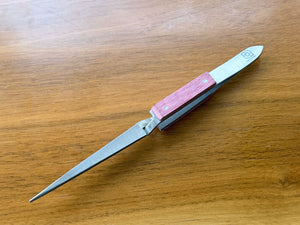 Pod Jewellery Cross Lock Tweezers - Straight Insulated Stainless Steel