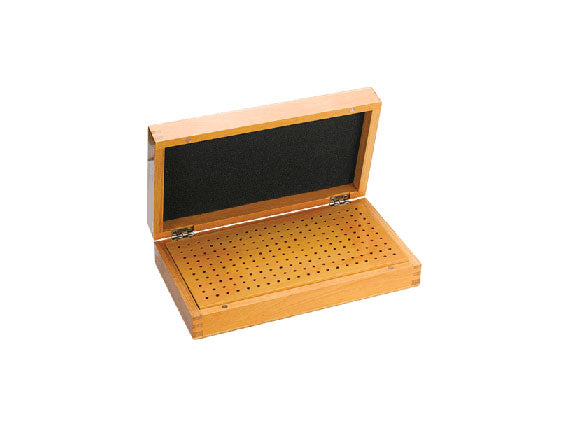 Wooden Bur/drill box with 200 holes | Jewellery supplies Melbourne 