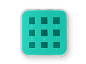 ImpressArt Nummern-Aufbewahrungshüllen – Blaugrün, 3 mm