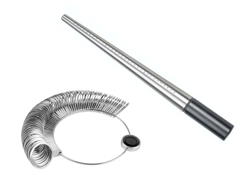 A-Z+6 Jewellers Ring Mandrel and Finger Sizer Set