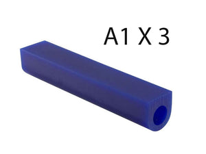 Matt Wax Tube Bundle of 3 - Blue | jewellers supplies