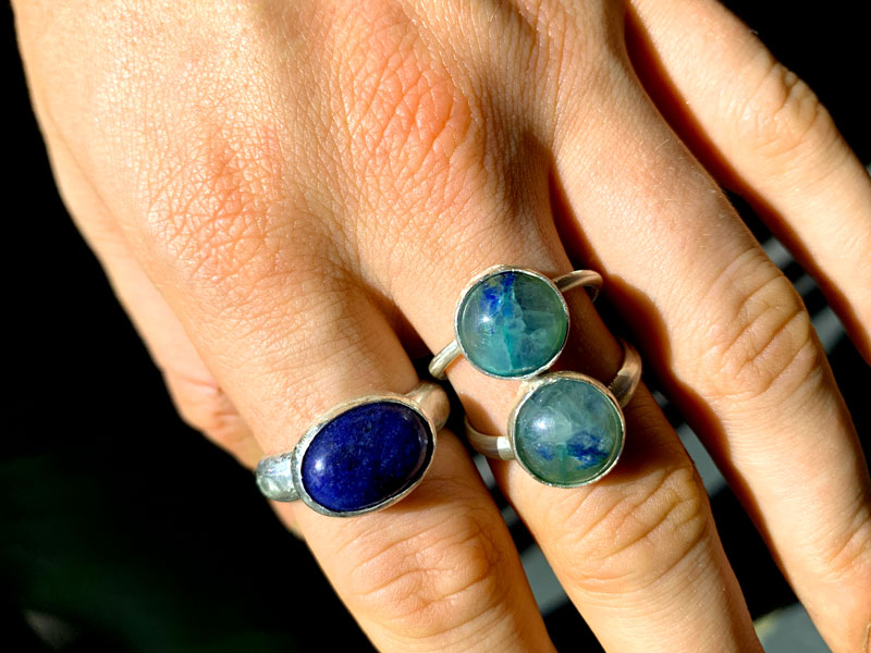 Stone Setting Cabochon Stones or Seaglass | jewellery classes
