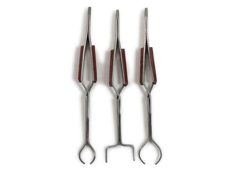 Cross Lock Tweezers - Set of three