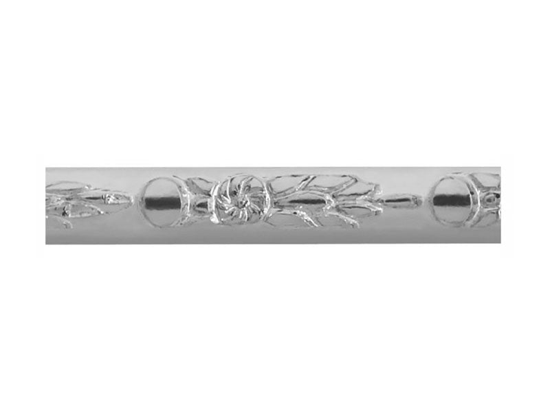 925 Recycled Silver Floral Elegance Pattern Wire