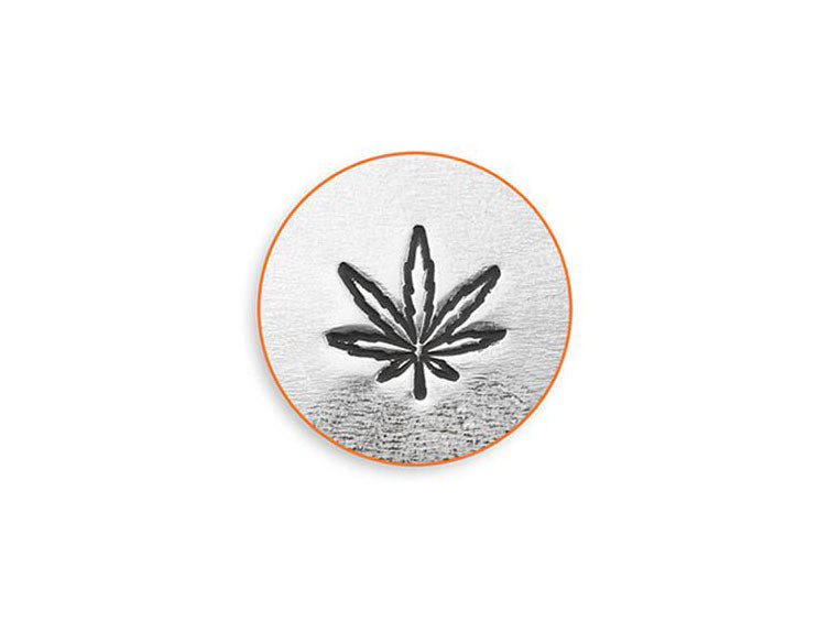 ImpressArt Hemp Leaf Metal Stamp | Impressart