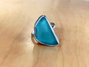Sea glass ring | Bezel Set Ring Workshop | Pod Jewellery