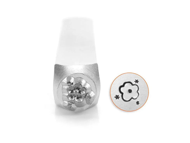 Flower texture design metal stamp | Jewelry tools