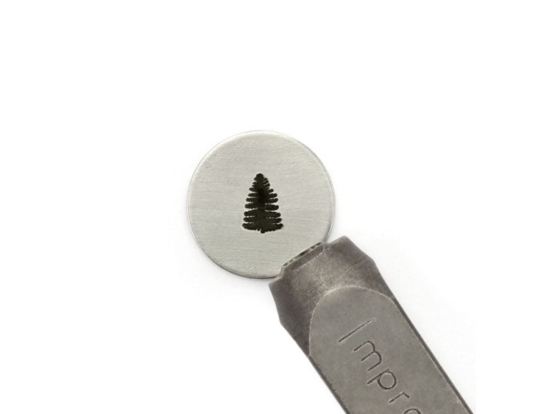 ImpressArt Spruce Tree Metal Stamp - 9.5mm